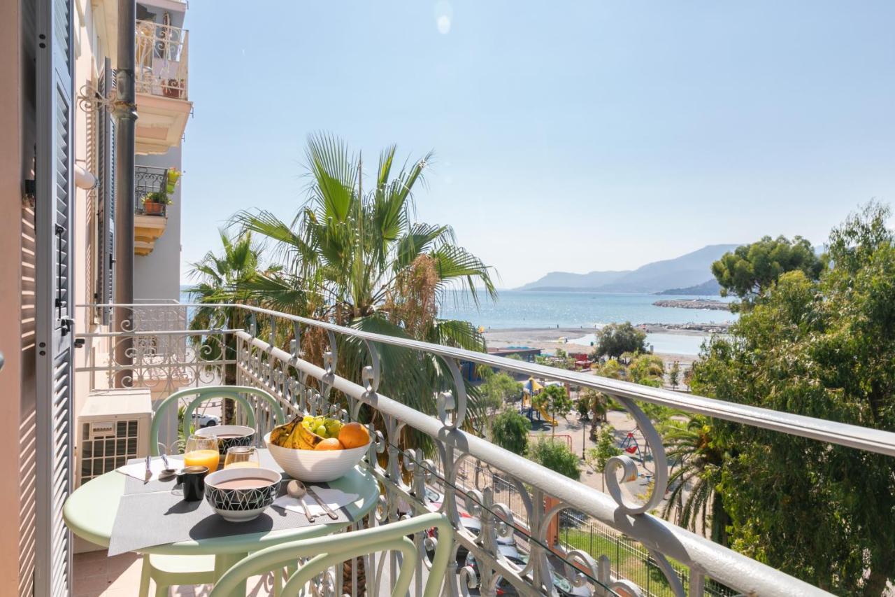 Ventimiglia City Center With Sea View Exterior foto